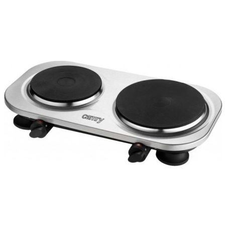 Camry | CR 6511 | Number of burners/cooking zones 2 | Rotary knobs | Stainless steel | Electric