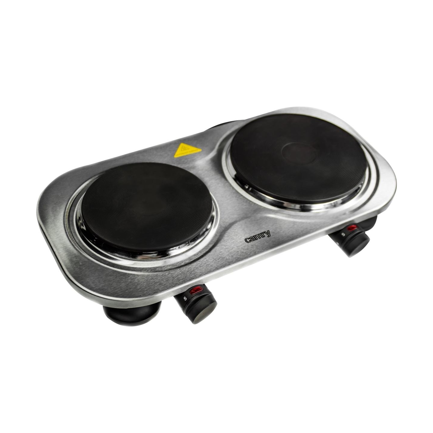 Camry | CR 6511 | Number of burners/cooking zones 2 | Rotary knobs | Stainless steel | Electric