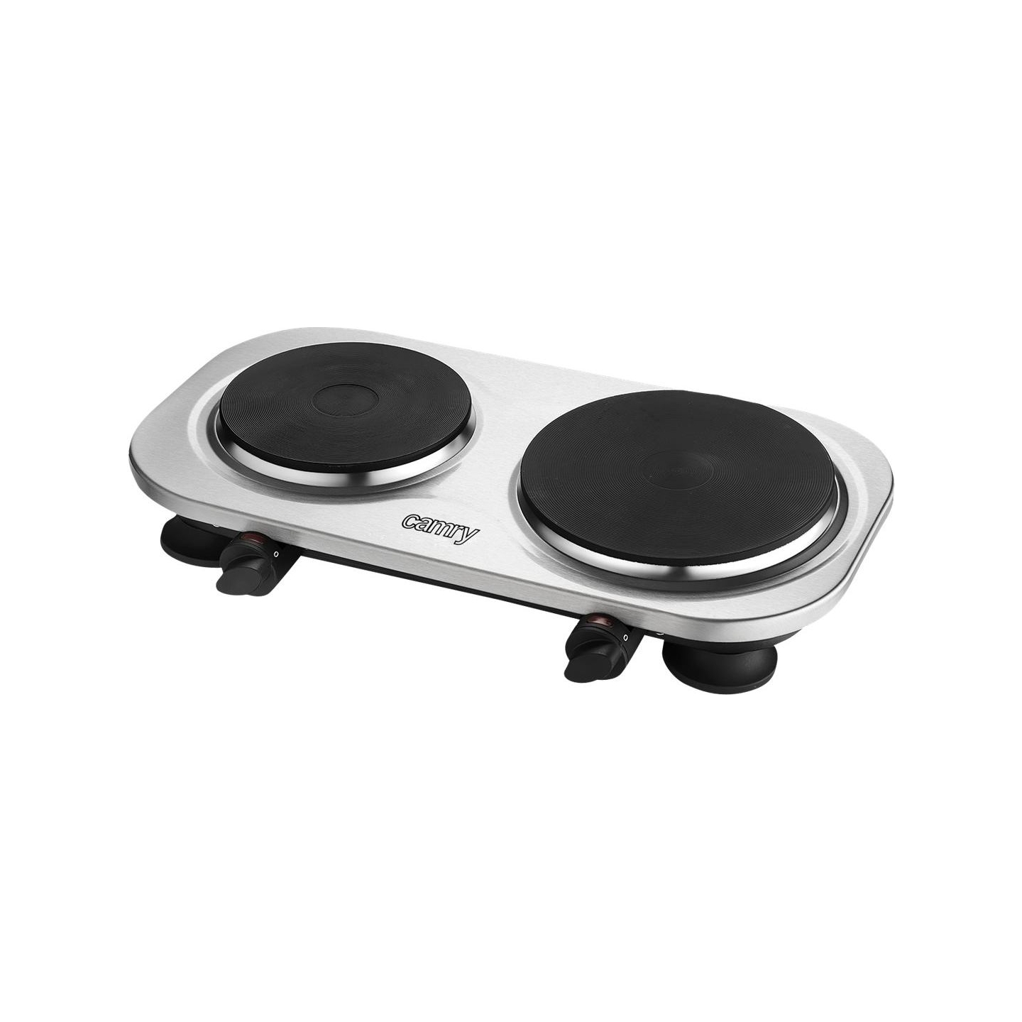 Camry | CR 6511 | Number of burners/cooking zones 2 | Rotary knobs | Stainless steel | Electric