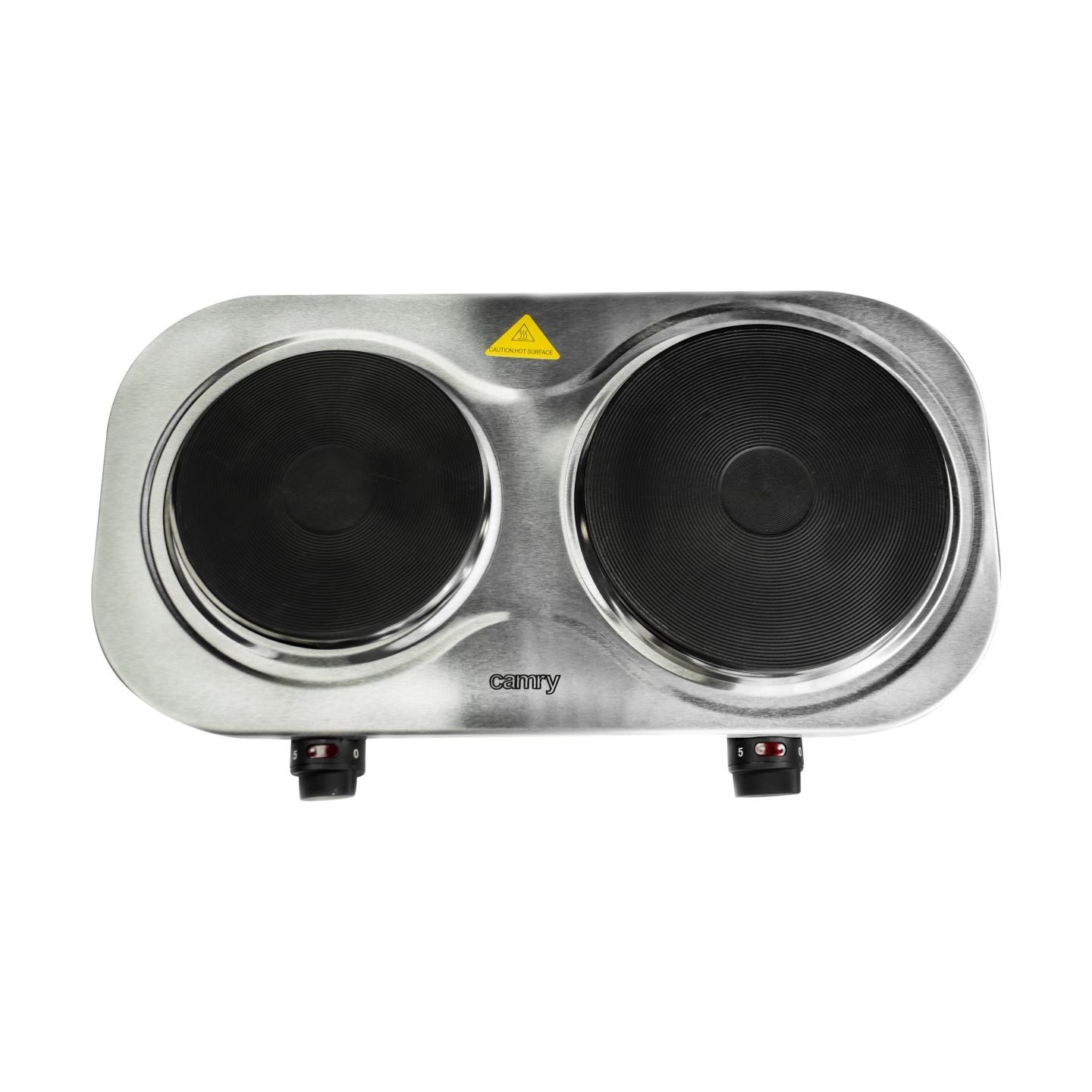 Camry | CR 6511 | Number of burners/cooking zones 2 | Rotary knobs | Stainless steel | Electric
