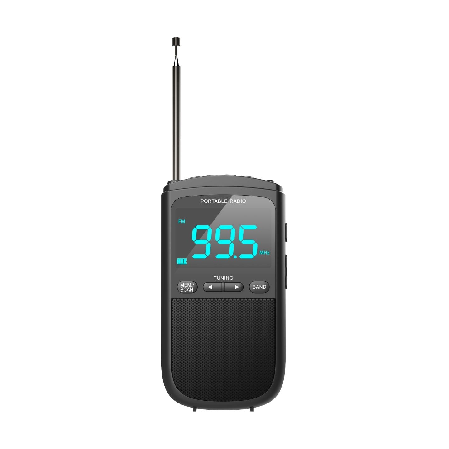 Camry | Portable mini radio | CR 1905 | Alarm function | Black