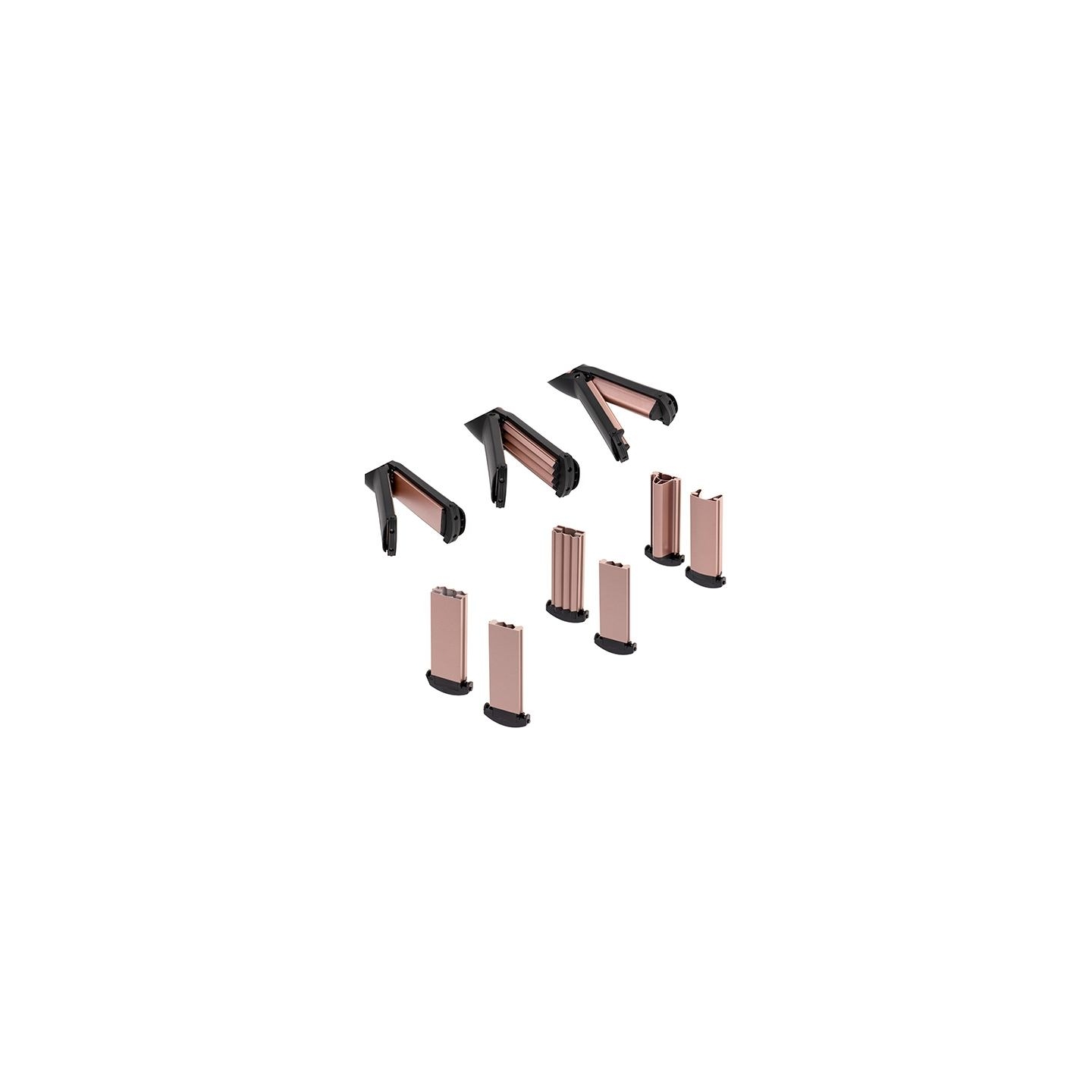 Camry | Hair Styler | CR 2024 | 1200 W | Black/Rose gold