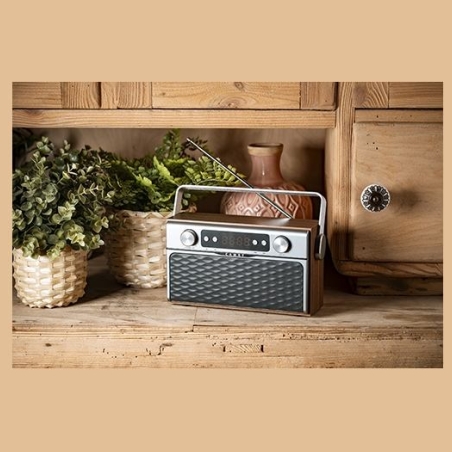 Camry | Bluetooth Radio | CR 1183 | 16 W | AUX in | Wooden