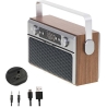 Camry | Bluetooth Radio | CR 1183 | 16 W | AUX in | Wooden
