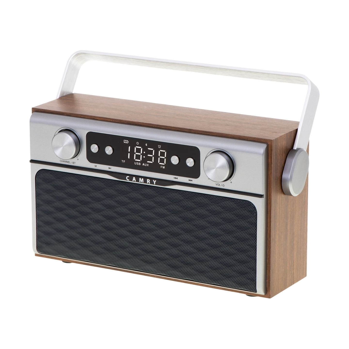 Camry | Bluetooth Radio | CR 1183 | 16 W | AUX in | Wooden
