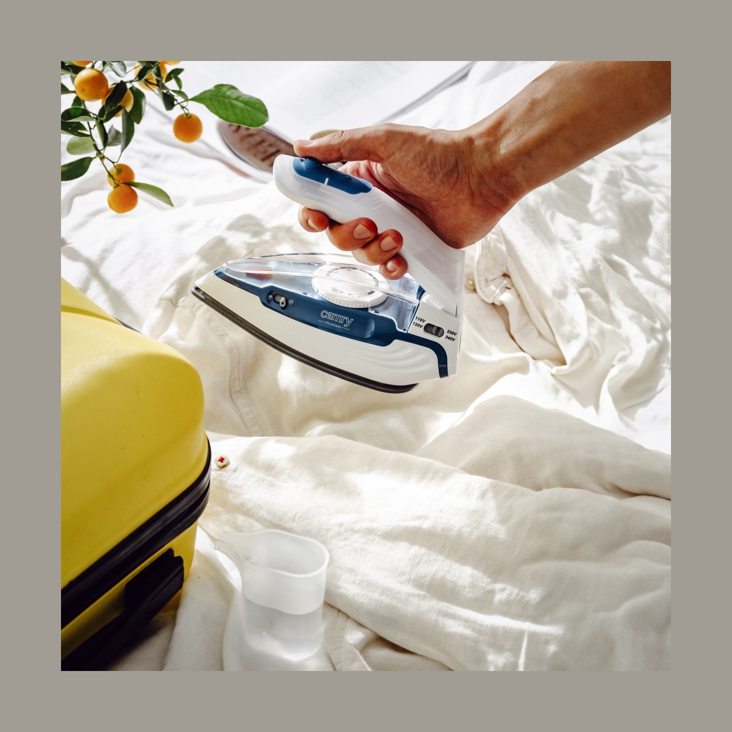 Camry CR 5040 | Steam travel iron | 1600 W | Water tank capacity 80 ml | Continuous steam 10 g/min | Steam boost performance 50 
