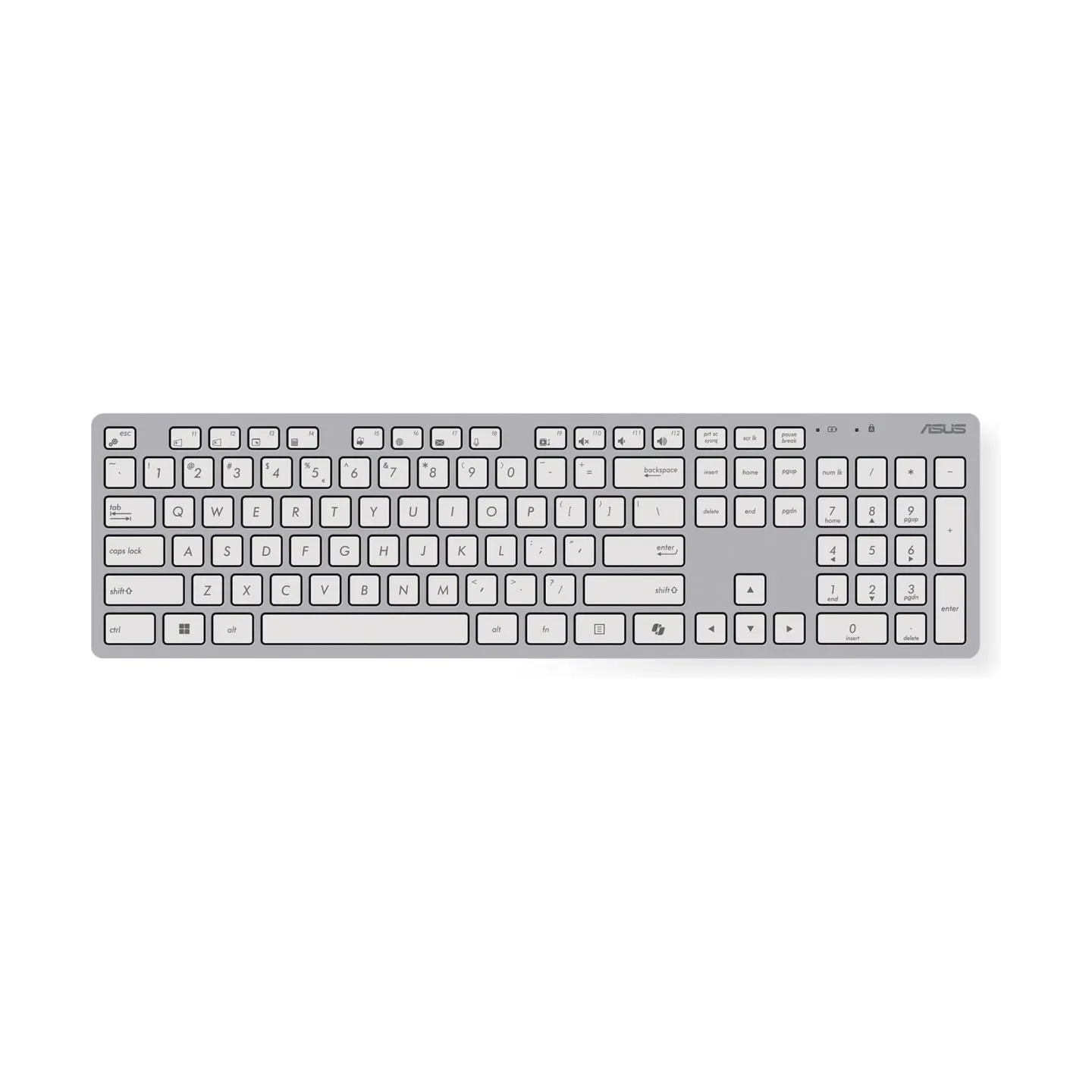 Asus W5000 | Keyboard and Mouse Set | Wireless | US | White
