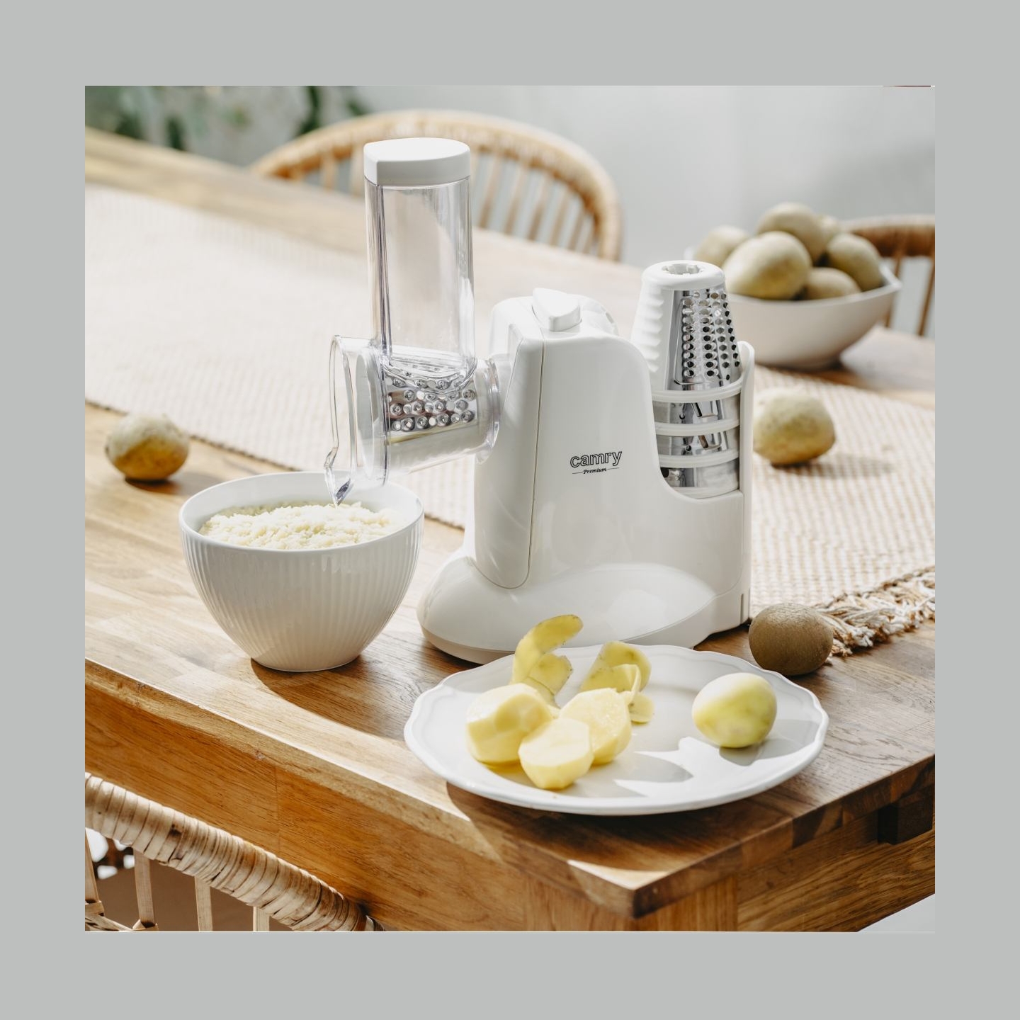 Camry | Vegetable slicer | CR 4816 | White | 150 W