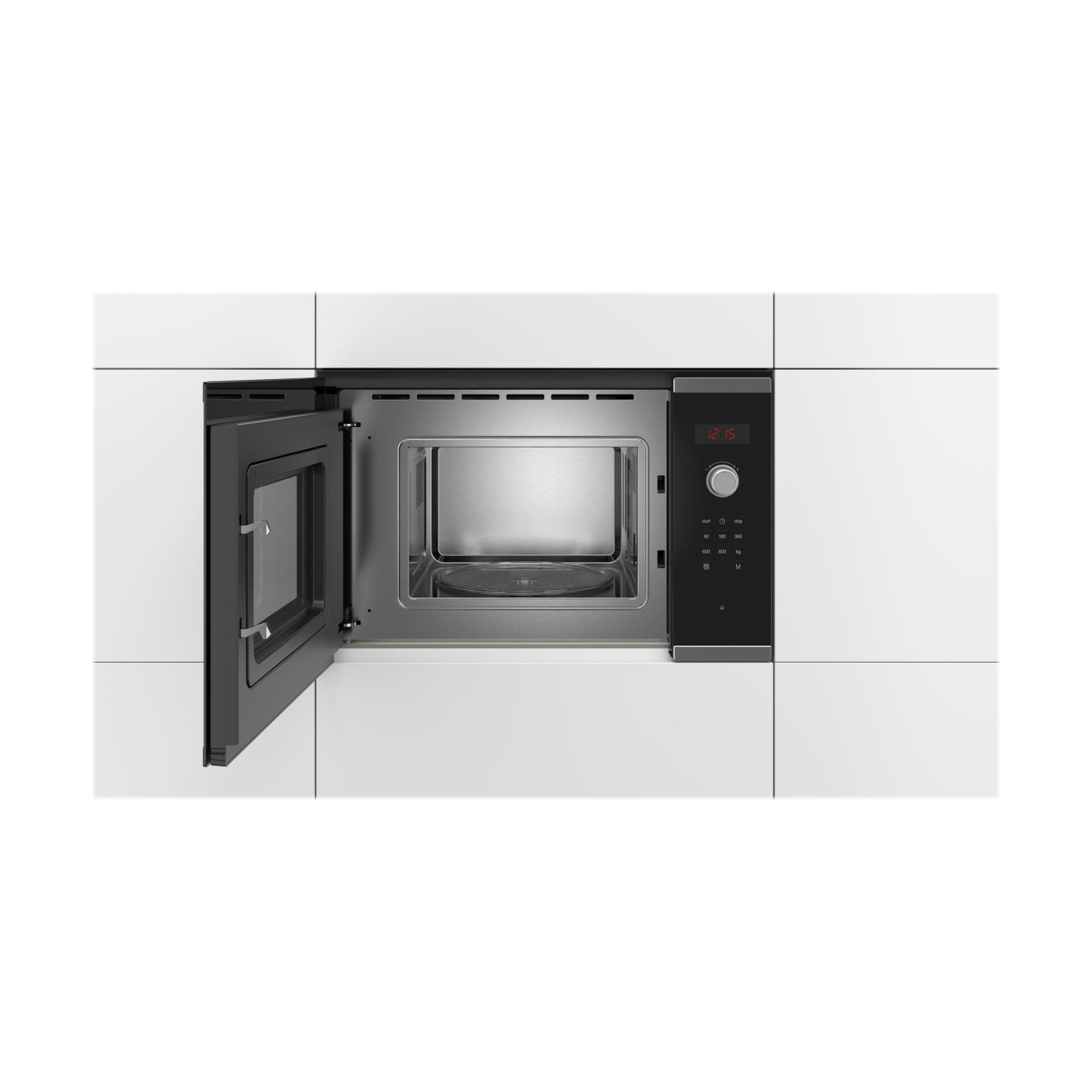 Bosch | Microwave Oven | BFL523MS0 | Built-in | 20 L | 800 W | Stainless steel/Black