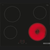 Bosch Hob | PKE61RBA2E | Electric | Number of burners/cooking zones 4 | Touch | Timer | Black