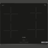 Bosch | Hob | PUE63KBB6E | Induction | Number of burners/cooking zones 4 | Touch | Timer | Black