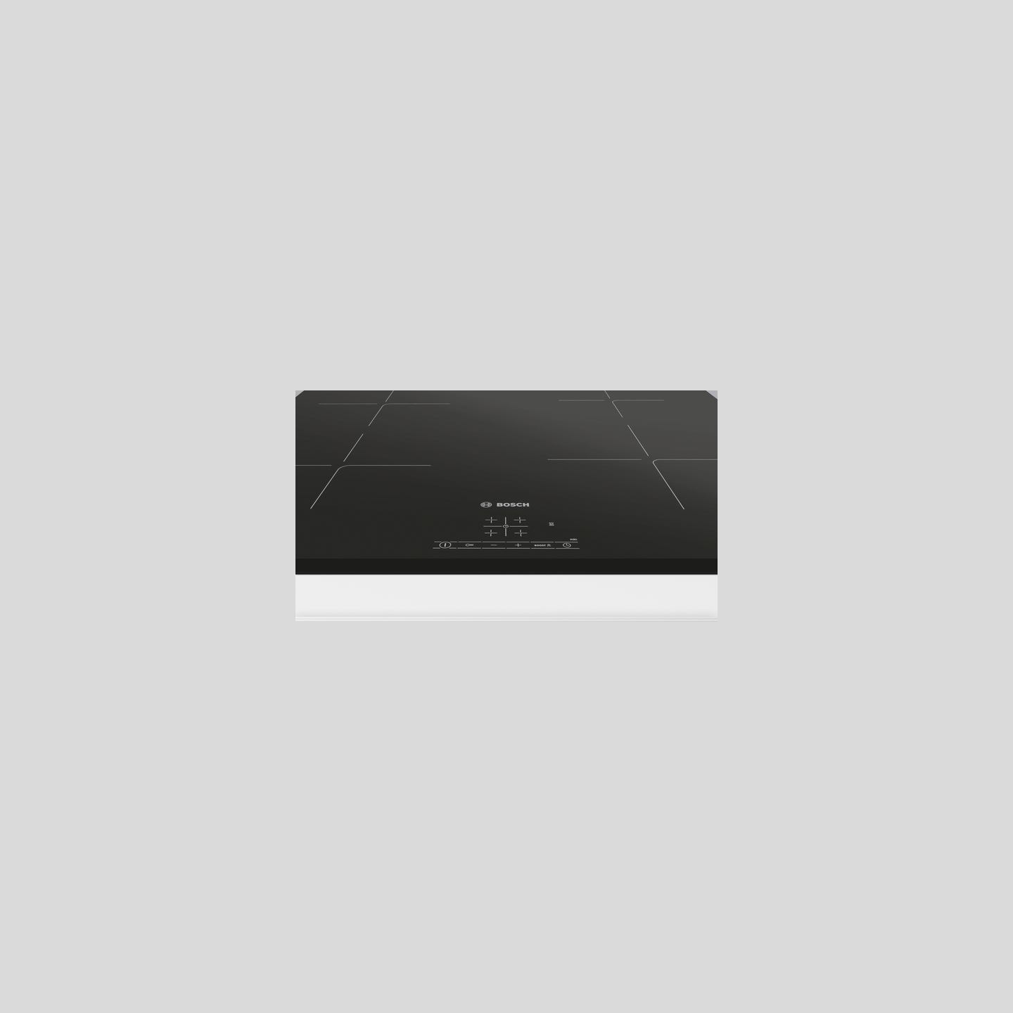 Bosch | Hob | PUE63KBB6E | Induction | Number of burners/cooking zones 4 | Touch | Timer | Black