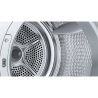Bosch Dryer Machine | WQG2420PSN | Energy efficiency class A++ | Front loading | 9 kg | Heat pump | LED | Depth 61.3 cm | White