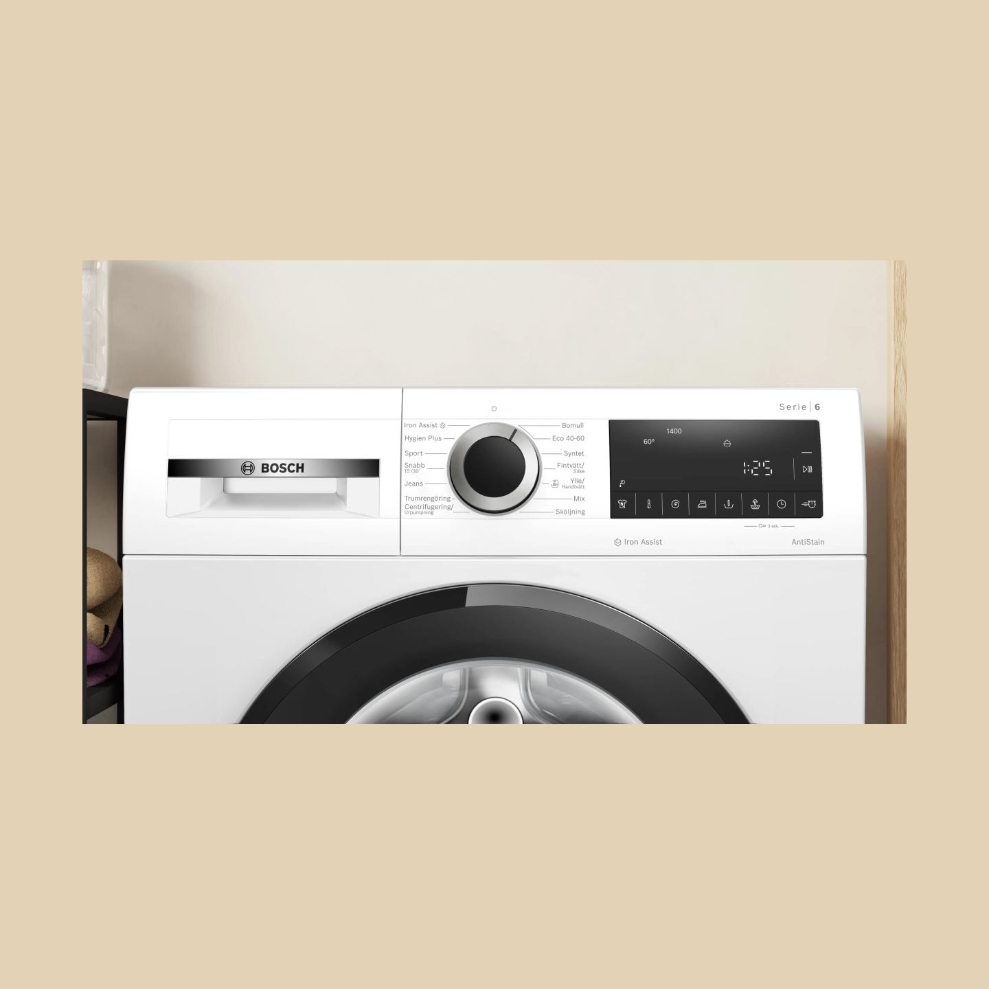 Bosch | Washing Machine | WGG244ZTSN | Energy efficiency class A | Front loading | Washing capacity 9 kg | 1400 RPM | Depth 63 c