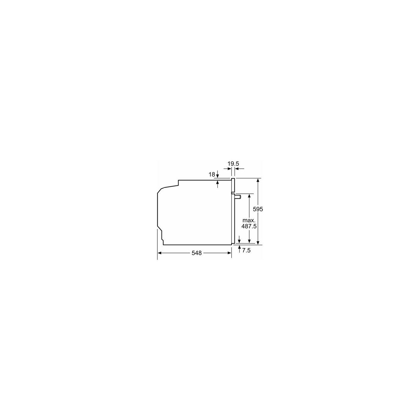 Bosch | Oven | HBG7721W1S | 71 L | Electric | Pyrolysis | Touch control | Convection | Height 59.5 cm | Width 59.4 cm | White