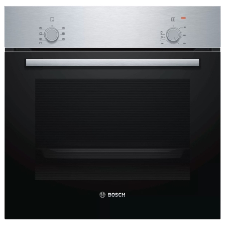 Bosch | Oven | HBF010BR1S | 66 L | A | Multifunctional | Manual | Knobs | Height 59.5 cm | Width 59.4 cm | Stainless steel