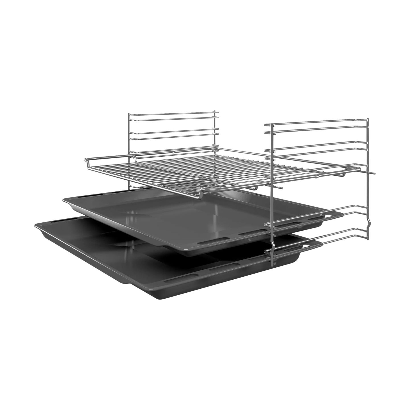 Bosch | Oven | HBF010BR1S | 66 L | A | Multifunctional | Manual | Knobs | Height 59.5 cm | Width 59.4 cm | Stainless steel