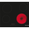 Bosch | Hob | PKE611BA2E Series 4 | Vitroceramic | Number of burners/cooking zones 4 | Touch | Black
