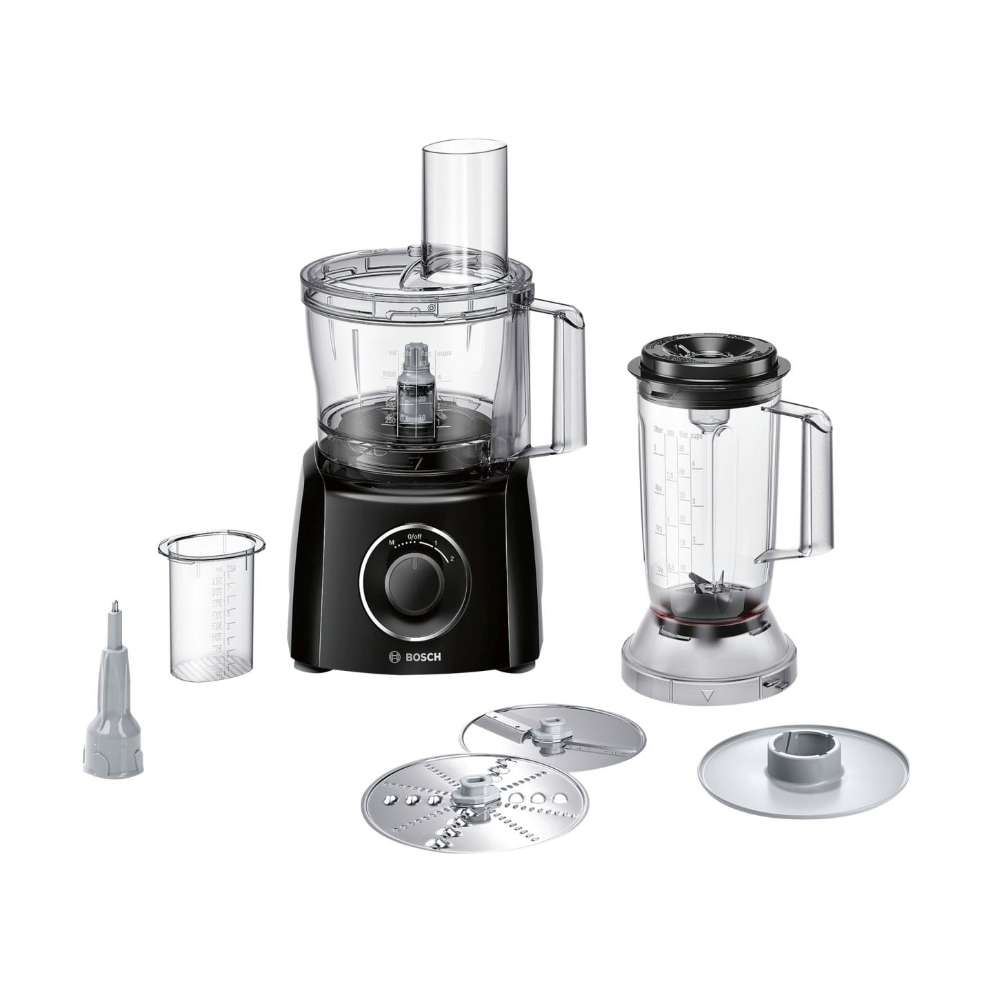 Bosch | Food processor | MCM3201B | 800 W | Number of speeds 2 | Bowl capacity 2,3 L | Ice crushing | Blender | Black