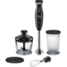 Bosch | Blender | CleverMixx MSM2650B | Hand Blender | 600 W | Number of speeds 12 | Chopper | Mini chopper | Black