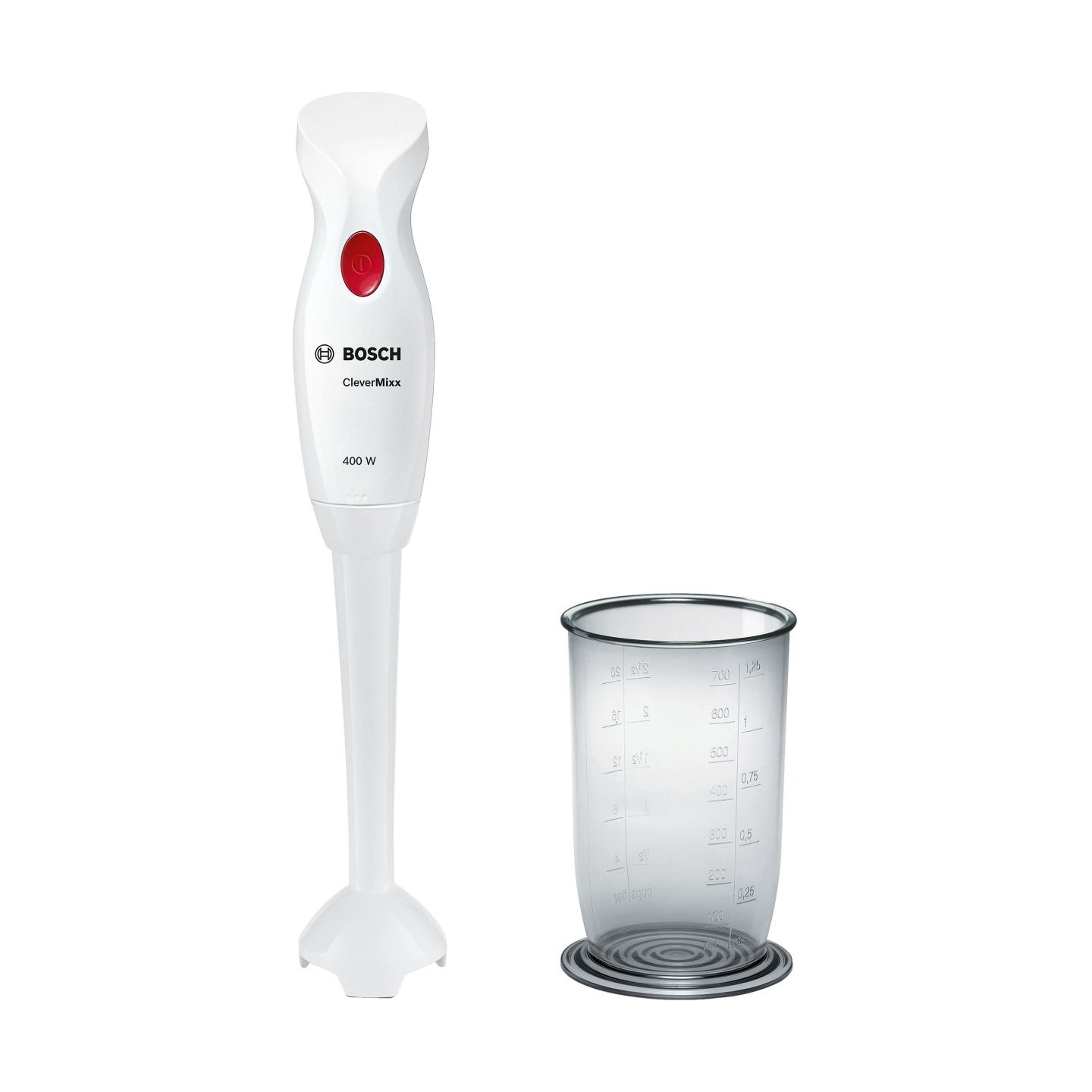 Bosch | Blender | CleverMixx MSM14100 | Hand Blender | 400 W | Number of speeds 1 | White