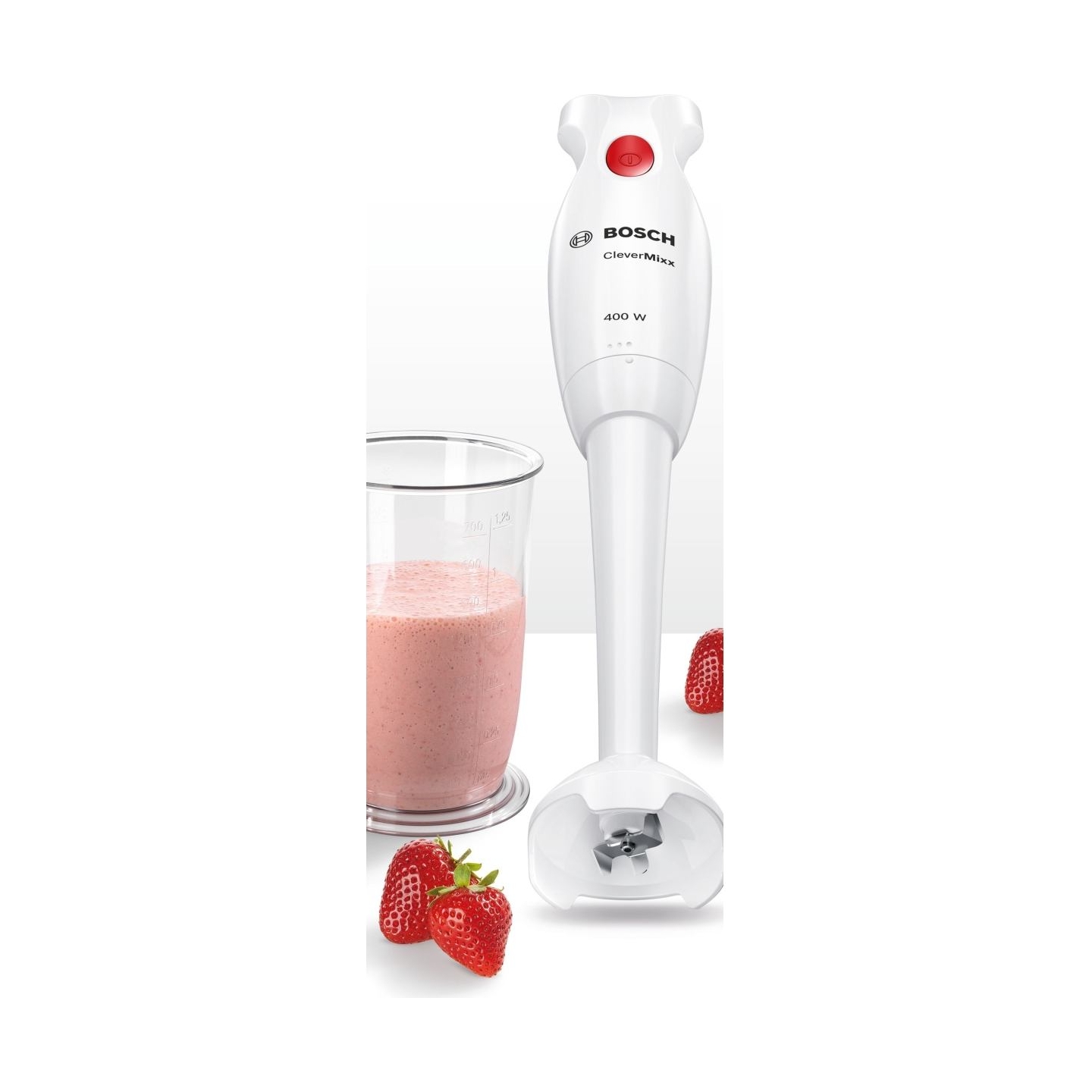 Bosch | Blender | CleverMixx MSM14100 | Hand Blender | 400 W | Number of speeds 1 | White