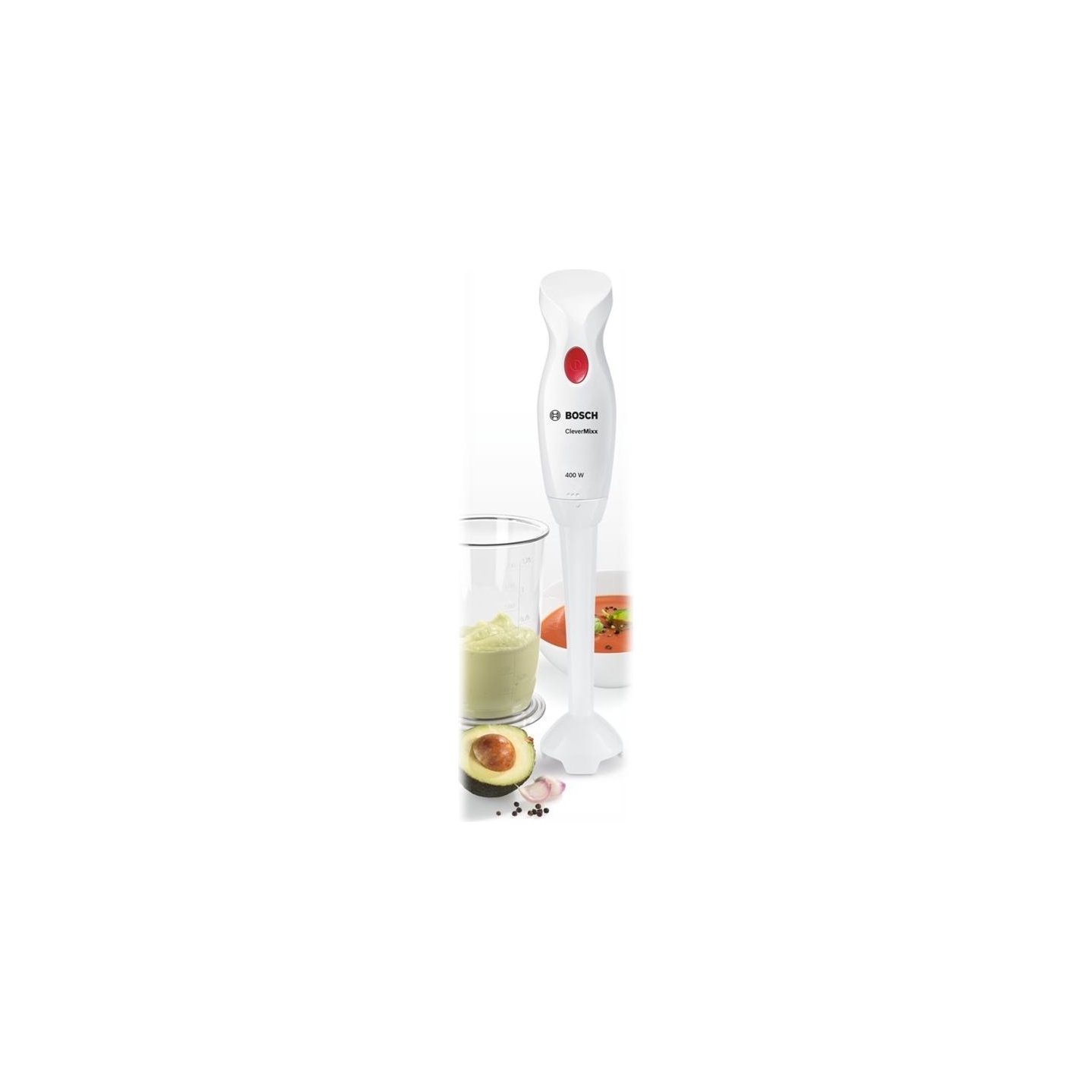 Bosch | Blender | CleverMixx MSM14100 | Hand Blender | 400 W | Number of speeds 1 | White