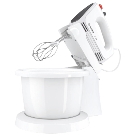 Bosch | Mixer | CleverMixx MFQ2600G | Mixer with bowl | 375 W | Number of speeds 4 | Turbo mode | White