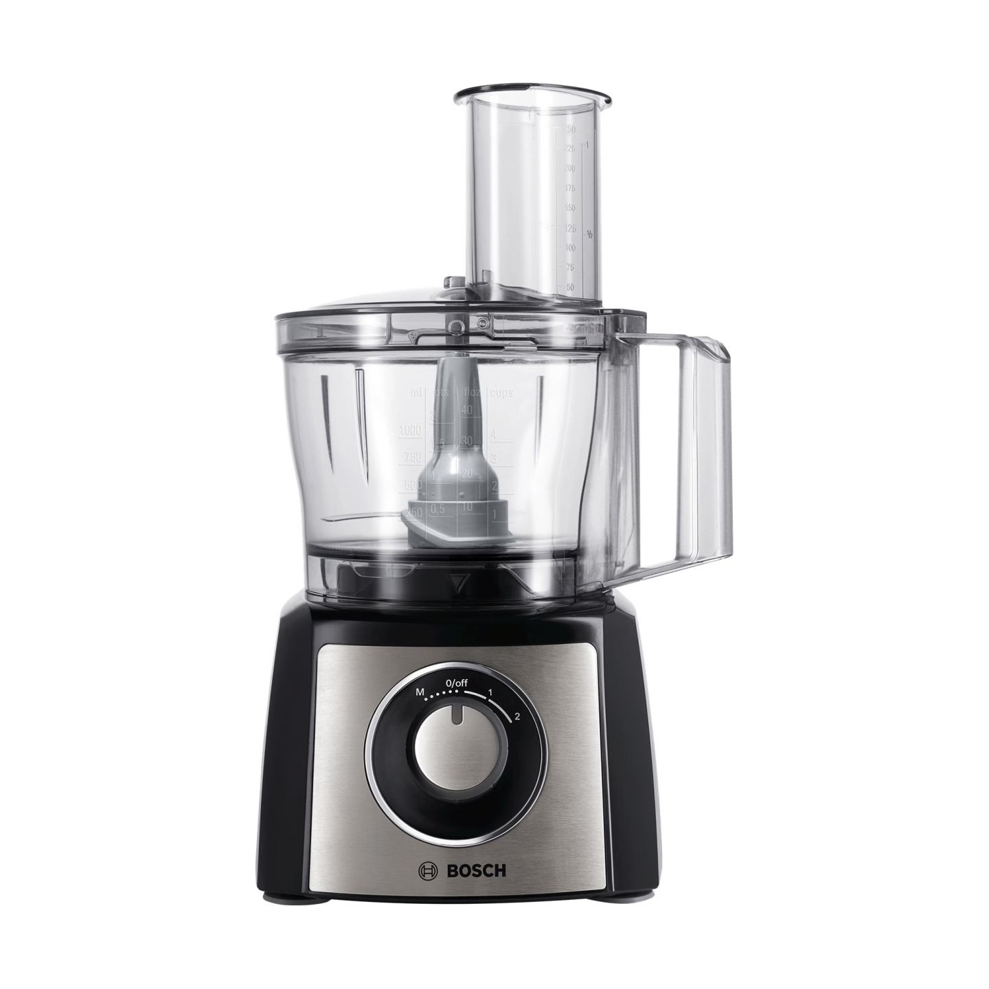 Bosch | Food Processor | MCM3401M | 800 W | Number of speeds 2 | Bowl capacity 2.3 L | Blender | Meat mincer | Black/Stainless s
