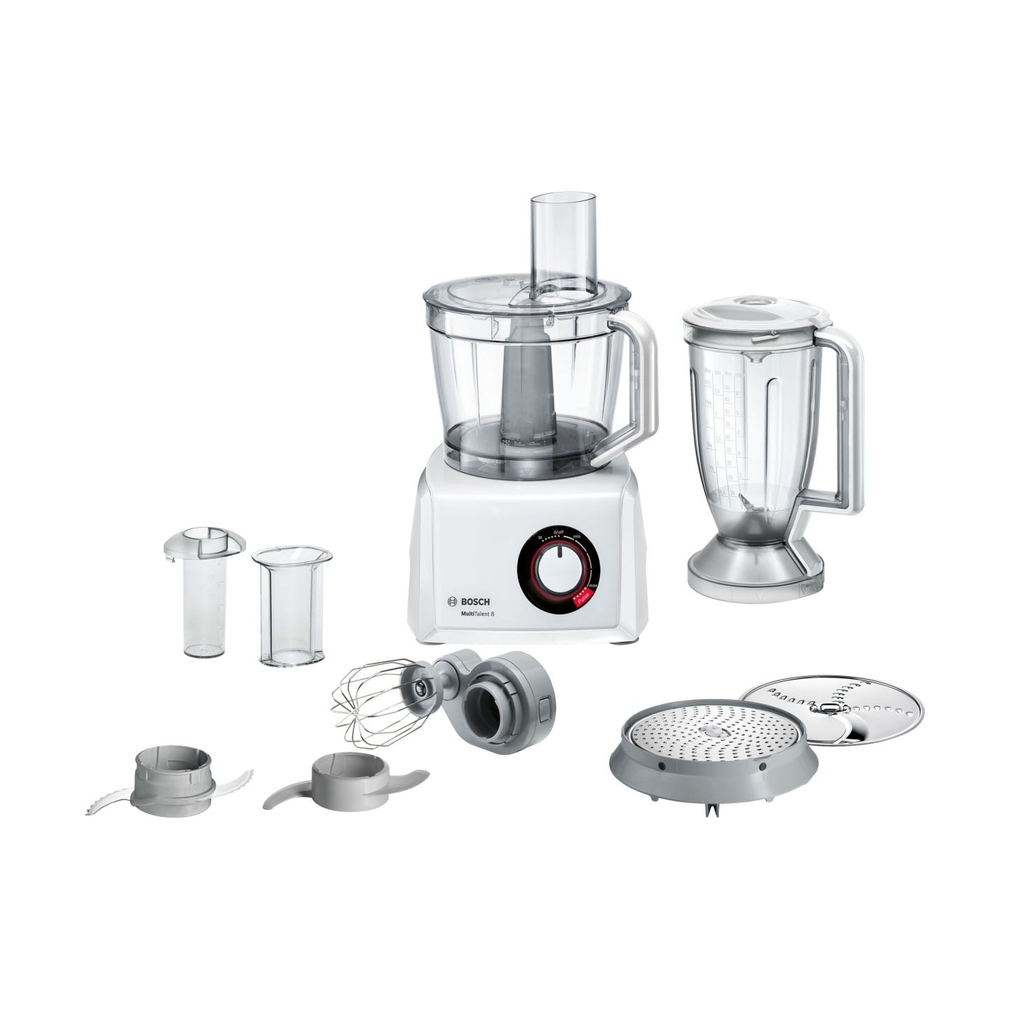 Bosch | Food Processor MultiTalent 8 | MC812W501 | 1000 W | Number of speeds 2 | Bowl capacity 3.9 L | Blender | White