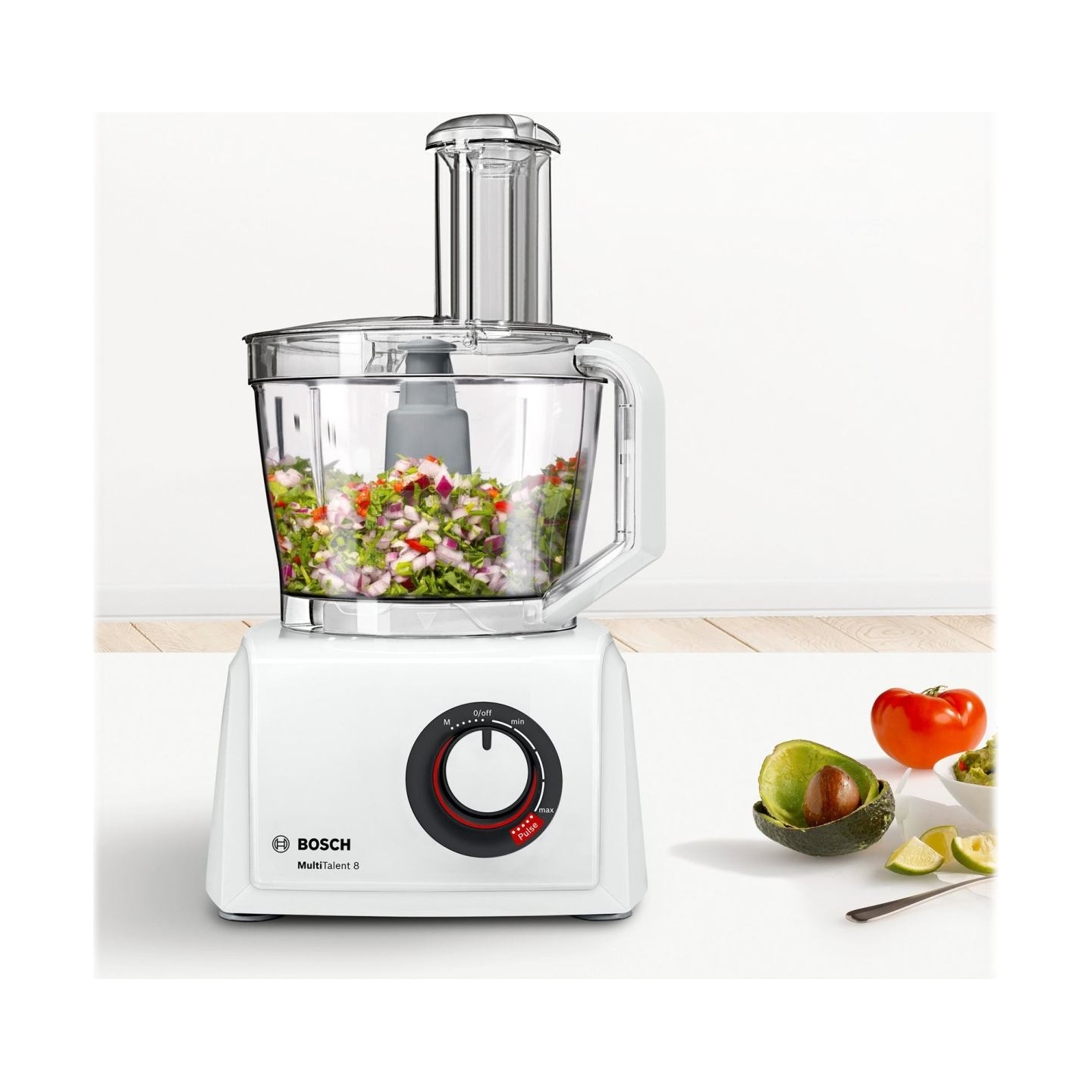 Bosch | Food Processor MultiTalent 8 | MC812W501 | 1000 W | Number of speeds 2 | Bowl capacity 3.9 L | Blender | White