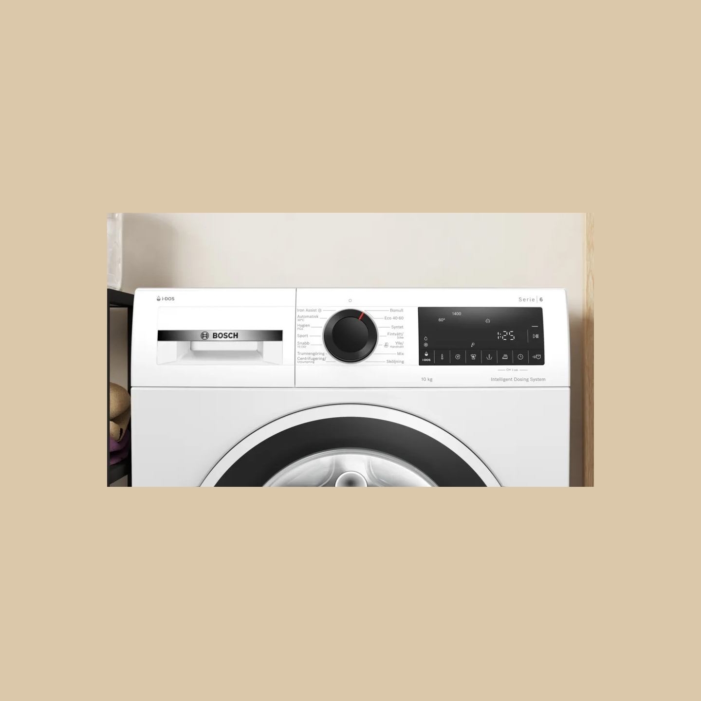 Bosch Washing Machine | WGG254FVSN | Energy efficiency class A | Front loading | Washing capacity 10 kg | 1400 RPM | Depth 63 cm