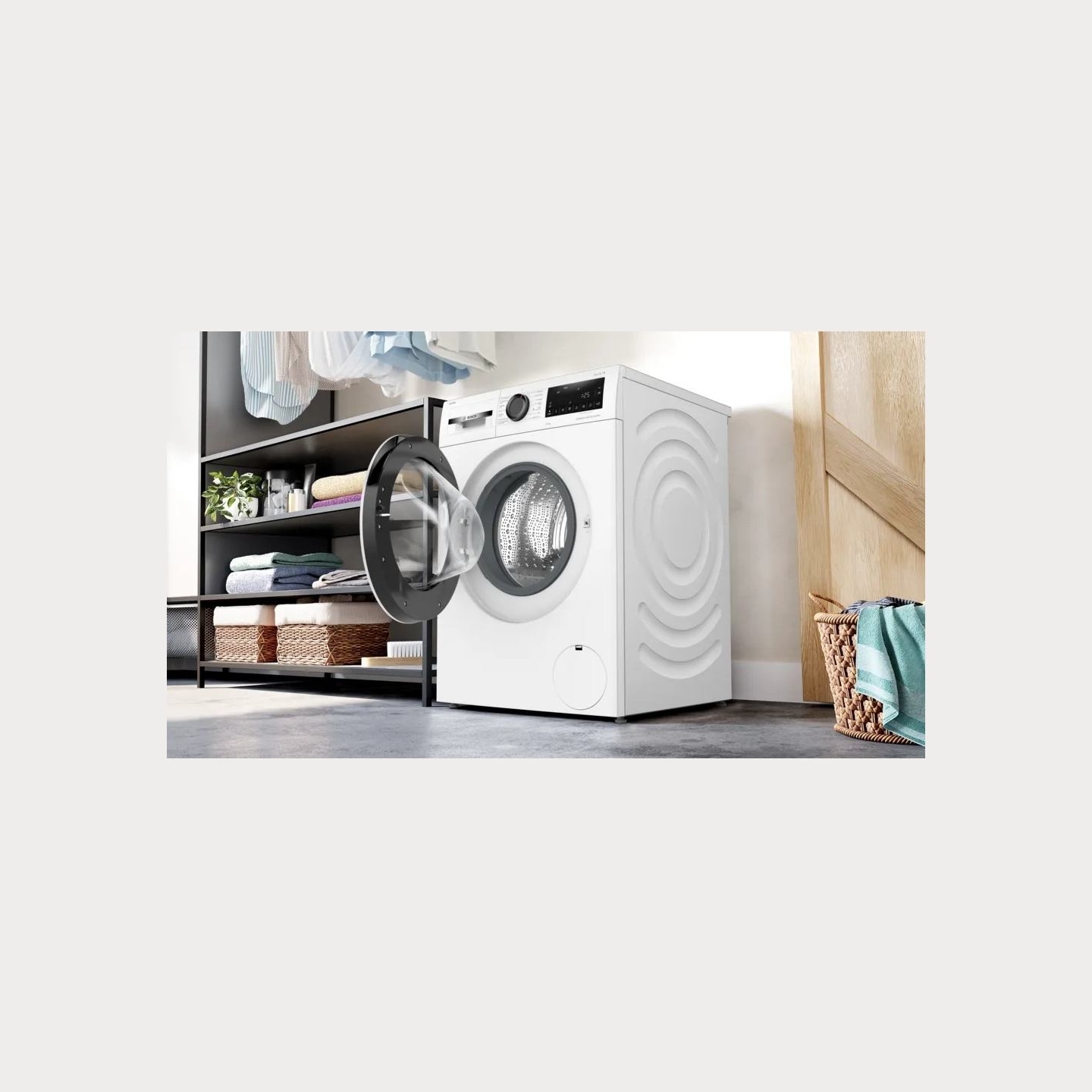 Bosch Washing Machine | WGG254FVSN | Energy efficiency class A | Front loading | Washing capacity 10 kg | 1400 RPM | Depth 63 cm