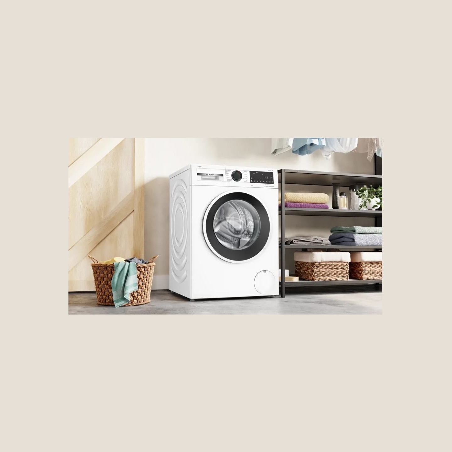 Bosch Washing Machine | WGG254FVSN | Energy efficiency class A | Front loading | Washing capacity 10 kg | 1400 RPM | Depth 63 cm