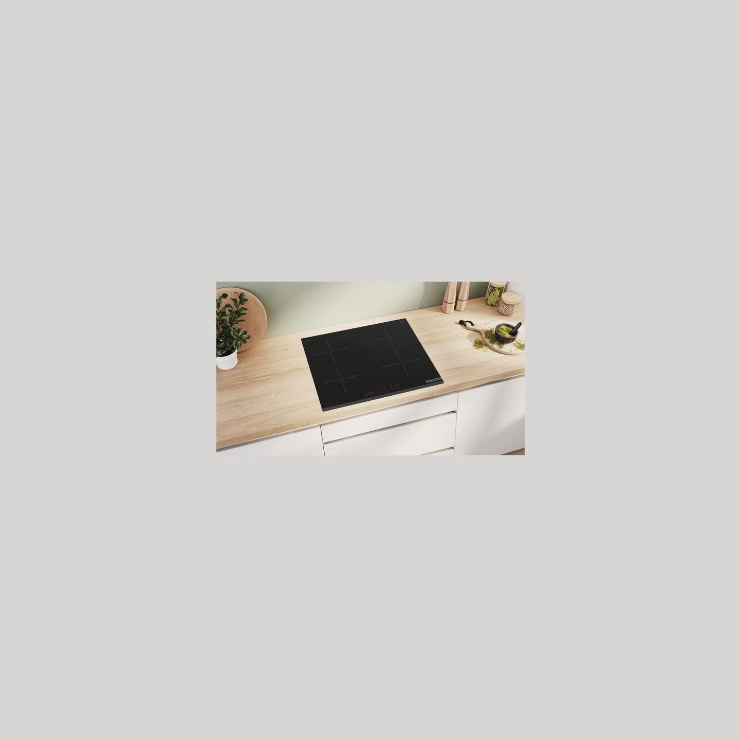 Bosch | Hob | PIE63KHC1Z | Induction | Number of burners/cooking zones 4 | Touch | Timer | Black