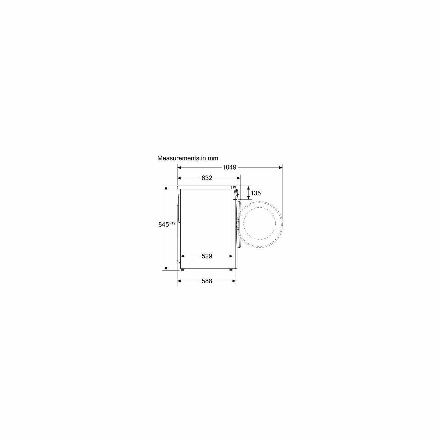 Bosch | Washing Machine | WGG244ZMSN | Energy efficiency class A | Front loading | Washing capacity 9 kg | 1400 RPM | Depth 59 c