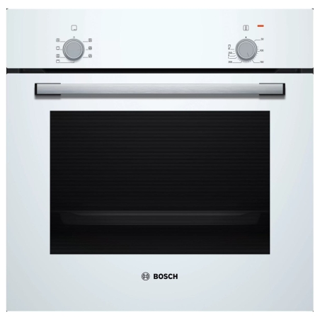 Bosch Oven | HBF010BV1S | 66 L | Electric | Manual | Control knob | Height 59.5 cm | Width 59.4 cm | White