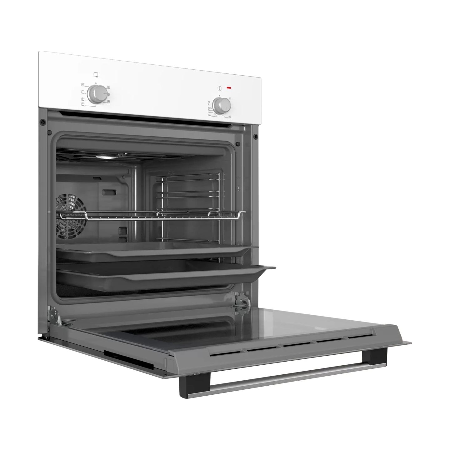 Bosch Oven | HBF010BV1S | 66 L | Electric | Manual | Control knob | Height 59.5 cm | Width 59.4 cm | White