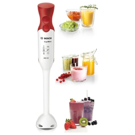 Bosch | Hand Blender | MSM64010 ErgoMixx | Hand Blender | 450 W | Number of speeds 2 | Turbo mode | White
