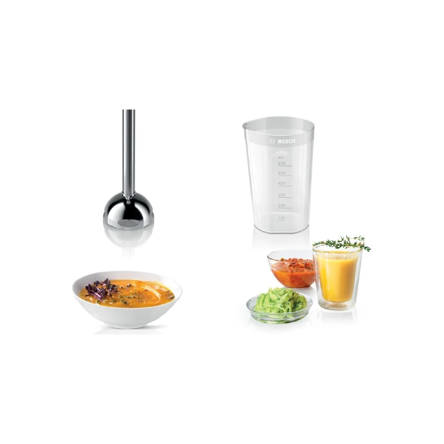 Bosch | Hand Blender | MSM2610B CleverMixx | Hand Blender | 600 W | Number of speeds 1 | Black/Grey