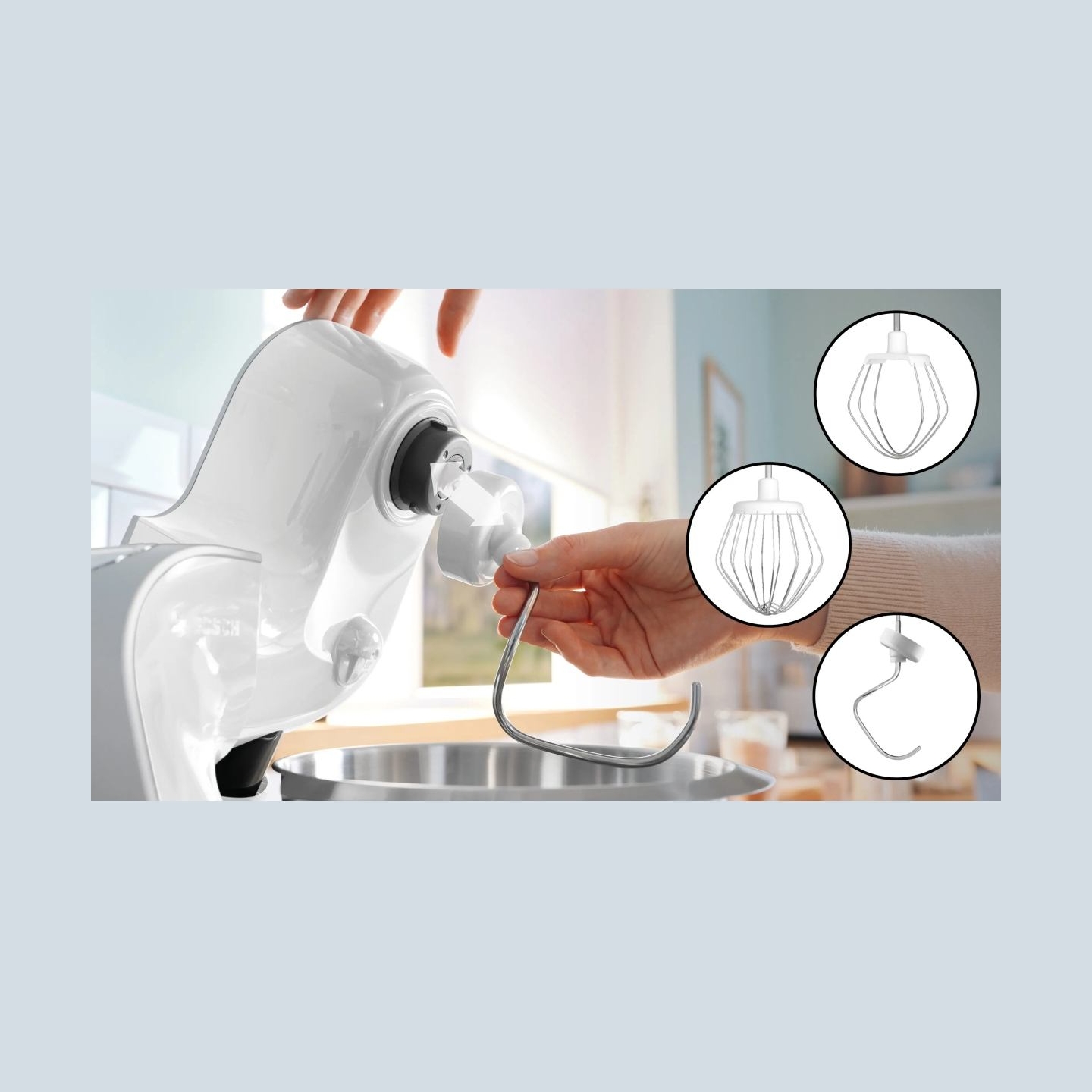 Bosch | Kitchen Machine | MUM58200 | 1000 W | Number of speeds 7 | Bowl capacity 3.9 L | White