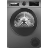 Bosch Dryer Machine with Heat Pump | WQG245DXSN | Energy efficiency class Class C | Front loading | 9 kg | Condensation | LCD | 