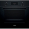 Bosch Oven | HBF133BA1 | 66 L | Electric | EcoClean | Knobs | Height 59.5 cm | Width 59.4 cm | Black