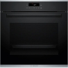 Bosch Oven | HBA272BB3 | 71 L | Electric | Pyrolysis/Hydrolytic | Touch control | Height 59.5 cm | Width 59.4 cm | Black