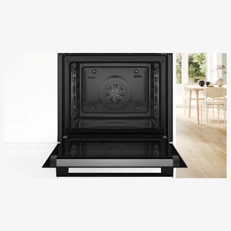 Bosch Oven | HBA272BB3 | 71 L | Electric | Pyrolysis/Hydrolytic | Touch control | Height 59.5 cm | Width 59.4 cm | Black