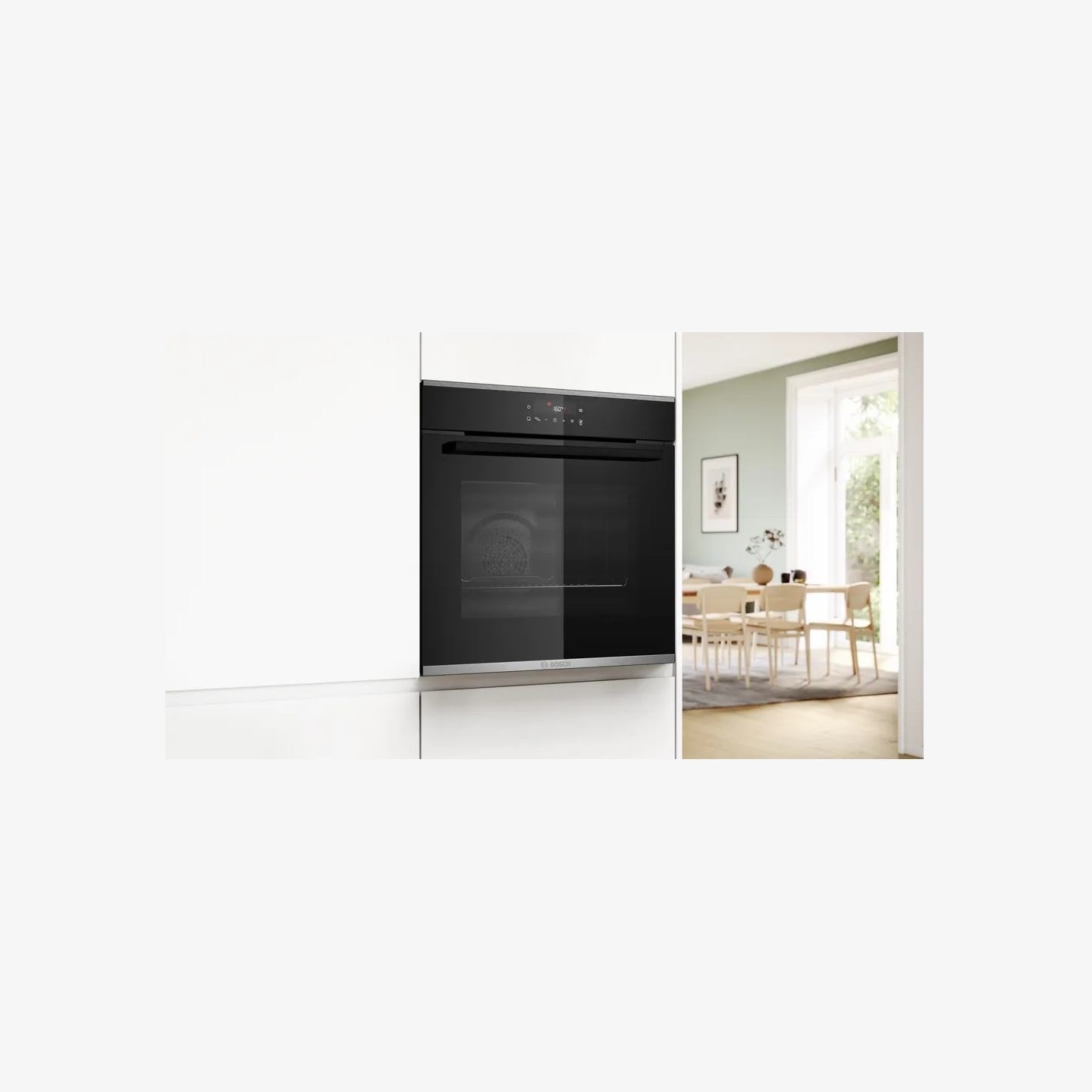 Bosch Oven | HBA272BB3 | 71 L | Electric | Pyrolysis/Hydrolytic | Touch control | Height 59.5 cm | Width 59.4 cm | Black