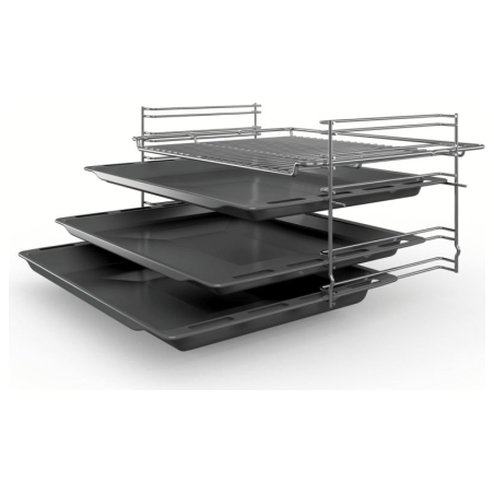 Bosch | Cooker | HKR39A250U | Hob type Vitroceramic | Oven type Electric | Stainless steel | Width 60 cm | Electronic ignition |