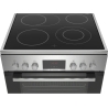 Bosch | Cooker | HKR39A250U | Hob type Vitroceramic | Oven type Electric | Stainless steel | Width 60 cm | Electronic ignition |