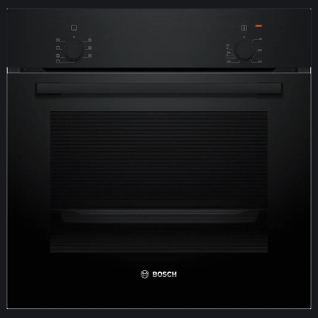 Bosch Oven | HBF010BA1 | 66 L | Electric | Manual | Knobs | Height 59.5 cm | Width 59.4 cm | Black