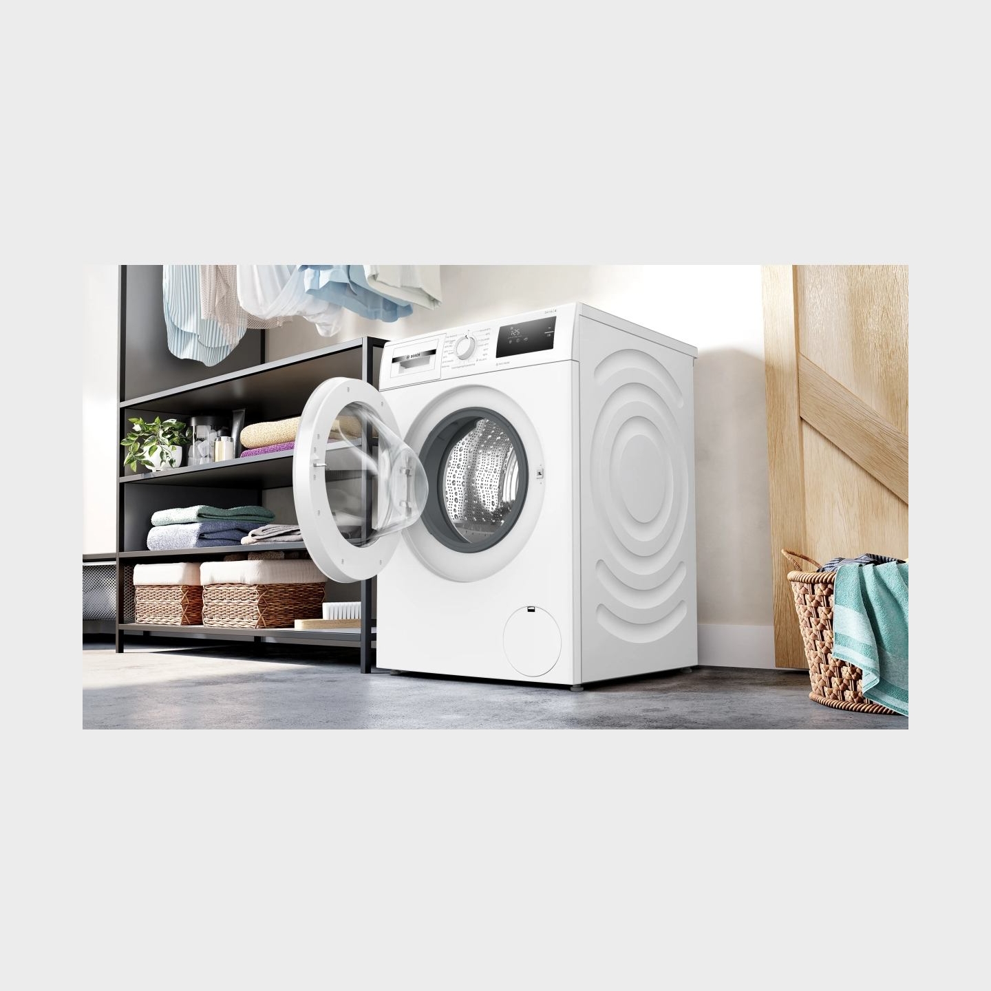 Bosch Washing machine | WAN2808LSN | Energy efficiency class A | Front loading | Washing capacity 8 kg | 1400 RPM | Depth 63 cm 